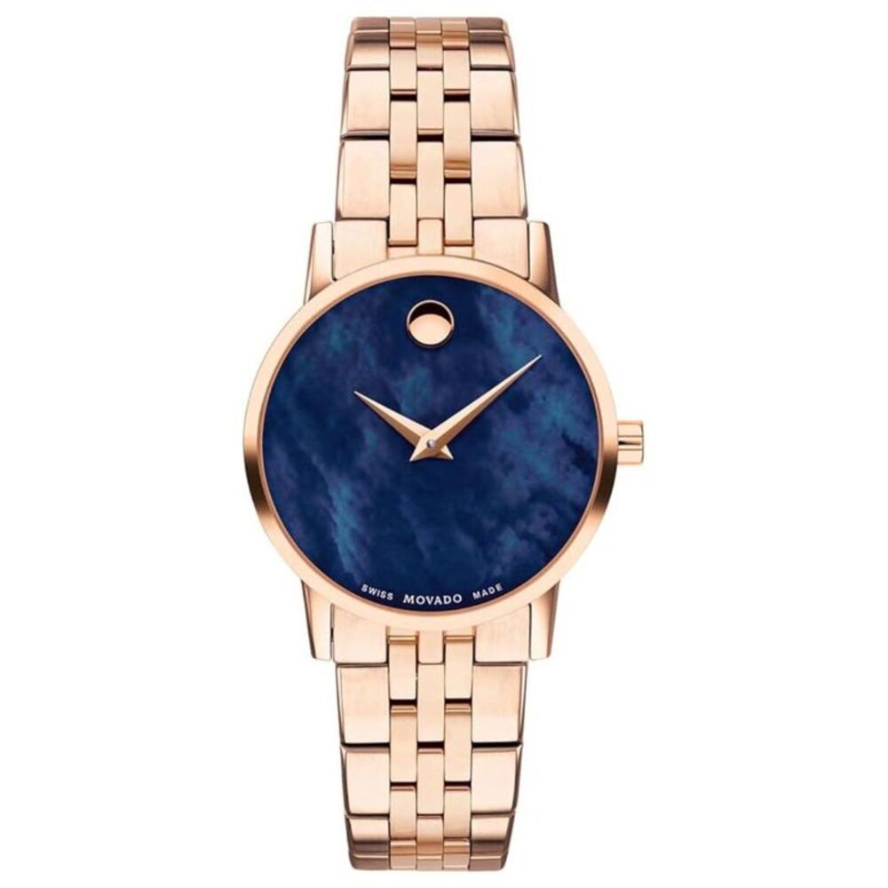 Movado Women's Museum Blue Dial Watch - 607354